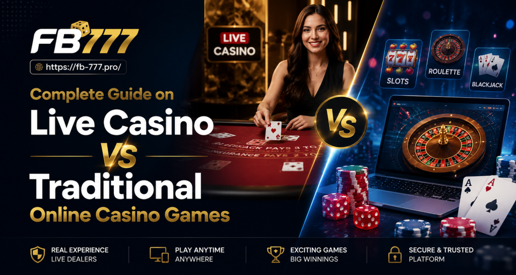 Live Casino vs Traditional Online Casino Games