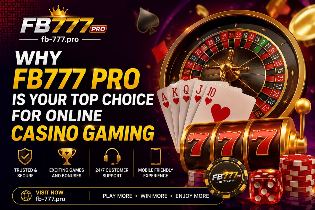 FB777 Pro TOP CHOICE FOR ONLINE CASINO GAMING